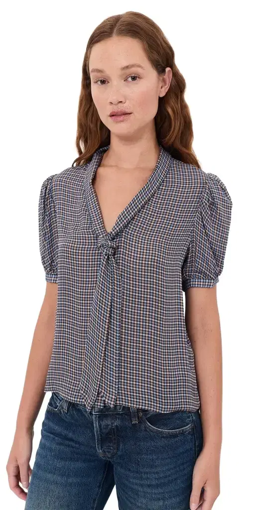 Frame The Sonnet Silk Blouse