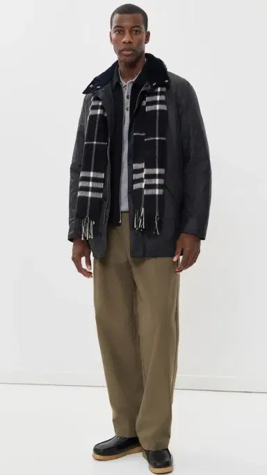Barbour Modern Powell Wax Jacket | Thumbnail 5 Barbour Modern Powell Wax Jacket | Thumbnail 5
