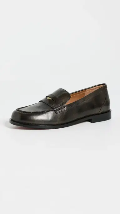 Madewell Porto Brushed Penny Loafers | Thumbnail 2