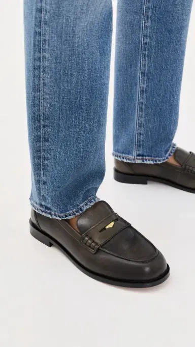 Madewell Porto Brushed Penny Loafers | Thumbnail 3