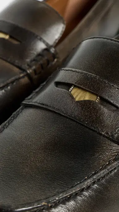Madewell Porto Brushed Penny Loafers | Thumbnail 6