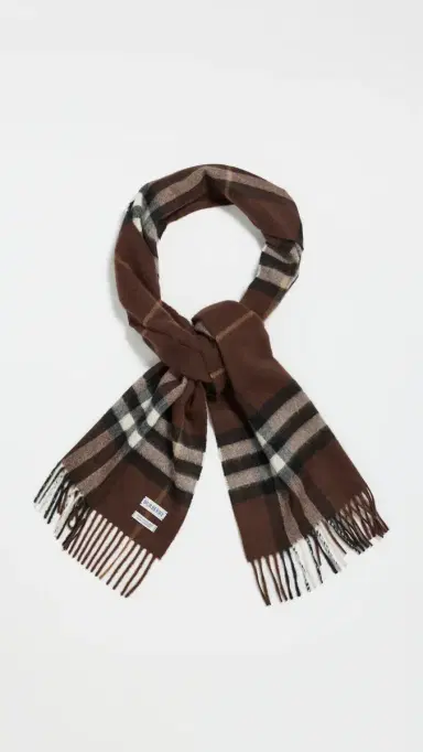 Burberry Giant Check Cashmere Scarf | Thumbnail 6 Burberry Giant Check Cashmere Scarf | Thumbnail 6