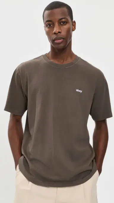 Obey Lowercase Short Sleeve Pigment Tee | Thumbnail 2