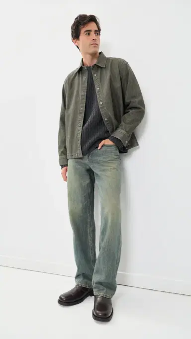 Helmut Lang Rustic Wool Rib Crew Sweater | Thumbnail 5