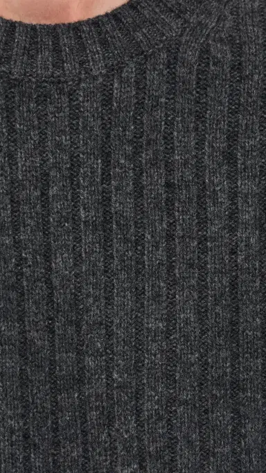 Helmut Lang Rustic Wool Rib Crew Sweater | Thumbnail 6