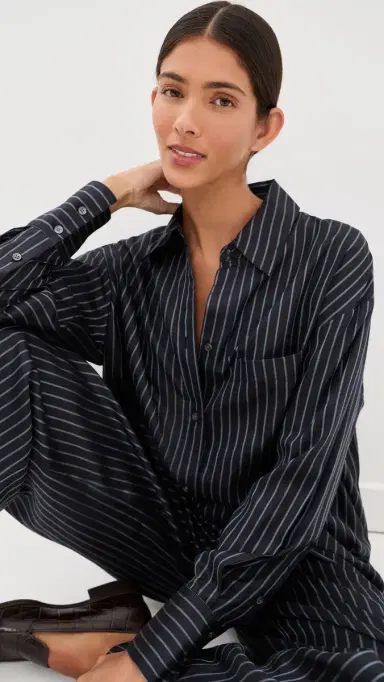 TWP Big Joe Silk Button Down Shirt | Thumbnail 2