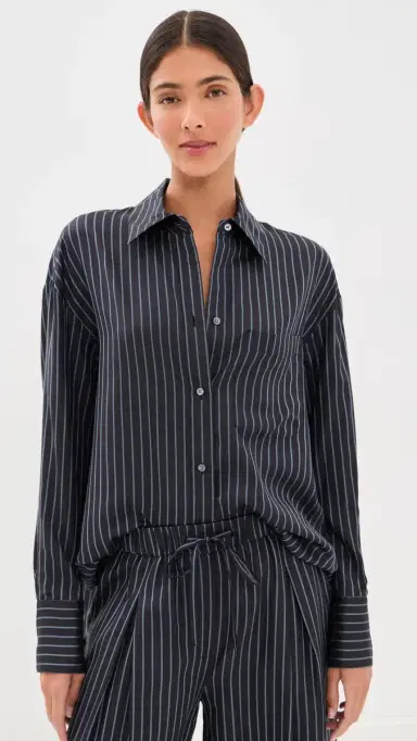 TWP Big Joe Silk Button Down Shirt | Thumbnail 3