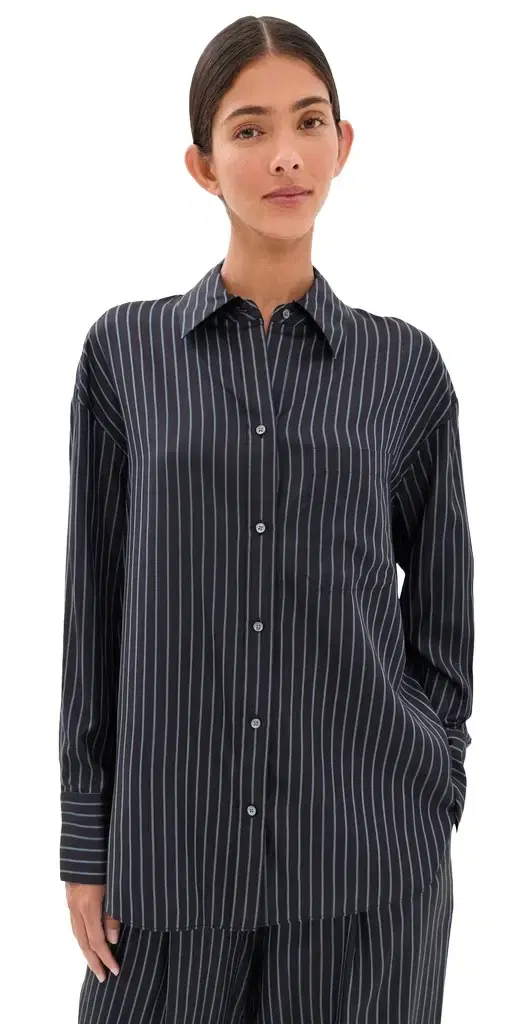 TWP Big Joe Silk Button Down Shirt