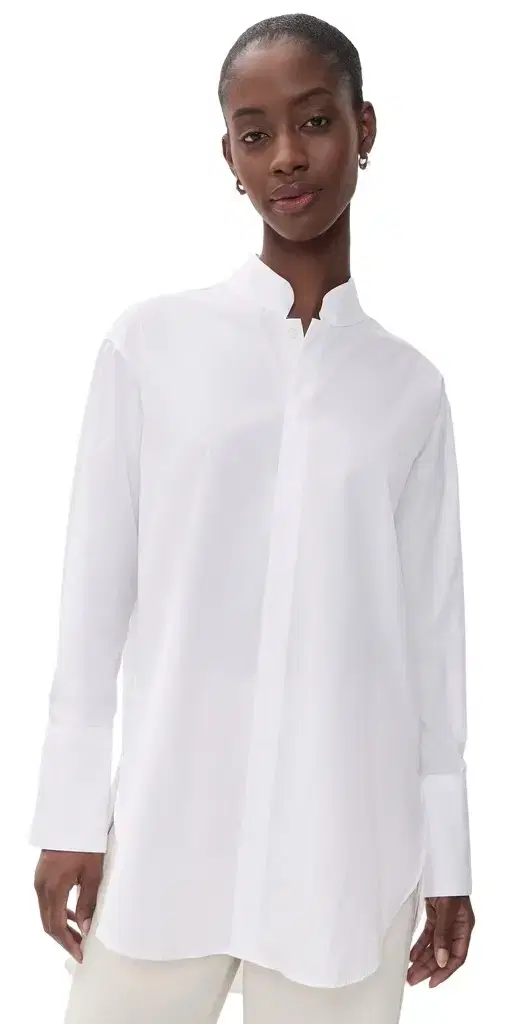 Comme Si Mandarin Collar Shirt