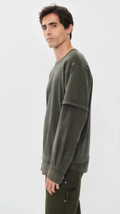 Helmut Lang Shirt Layer Tee | Thumbnail 4 Helmut Lang Shirt Layer Tee | Thumbnail 4