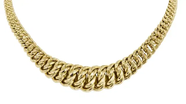 Wish Fine Jewelry 14K Gold Twisted Chain Necklace