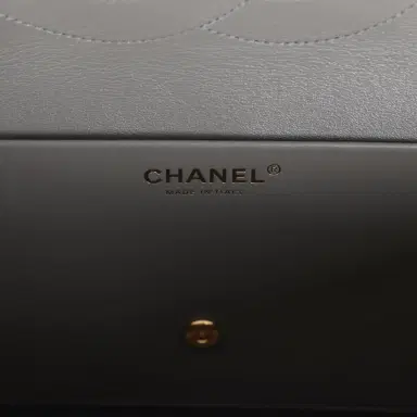 Chanel Chanel Maxi "Souplissimo" Small Flap Bag Dark Grey Suede Gold Hardware | Thumbnail 9 Chanel Chanel Maxi "Souplissimo" Small Flap Bag Dark Grey Suede Gold Hardware | Thumbnail 9