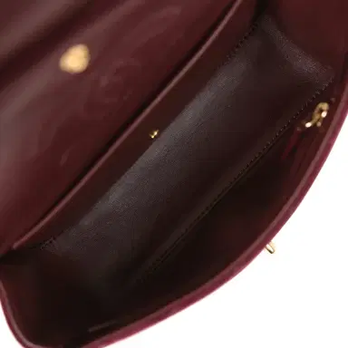 Chanel Chanel Mini "Souplissimo" Flap Bag Burgundy Suede Gold Hardware | Thumbnail 11 Chanel Chanel Mini "Souplissimo" Flap Bag Burgundy Suede Gold Hardware | Thumbnail 11