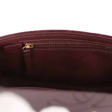 Chanel Chanel Mini "Souplissimo" Flap Bag Burgundy Suede Gold Hardware | Thumbnail 10 Chanel Chanel Mini "Souplissimo" Flap Bag Burgundy Suede Gold Hardware | Thumbnail 10