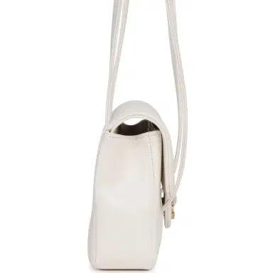 Chanel Chanel Mini Preppy Coco Clutch with Straps White Shiny Caviar Brushed Gold Hardware | Thumbnail 3 Chanel Chanel Mini Preppy Coco Clutch with Straps White Shiny Caviar Brushed Gold Hardware | Thumbnail 3