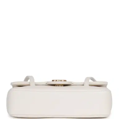 Chanel Chanel Mini Preppy Coco Clutch with Straps White Shiny Caviar Brushed Gold Hardware | Thumbnail 6 Chanel Chanel Mini Preppy Coco Clutch with Straps White Shiny Caviar Brushed Gold Hardware | Thumbnail 6