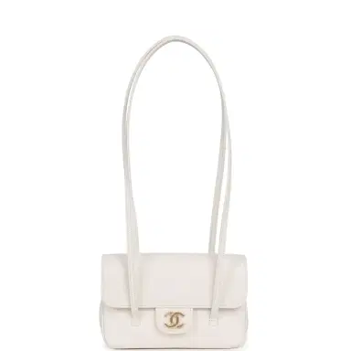 Chanel Chanel Mini Preppy Coco Clutch with Straps White Shiny Caviar Brushed Gold Hardware | Thumbnail 7 Chanel Chanel Mini Preppy Coco Clutch with Straps White Shiny Caviar Brushed Gold Hardware | Thumbnail 7