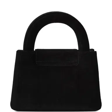 Chanel Chanel Small Kelly Shopper Black Velvet Crystal Light Gold Hardware | Thumbnail 4 Chanel Chanel Small Kelly Shopper Black Velvet Crystal Light Gold Hardware | Thumbnail 4