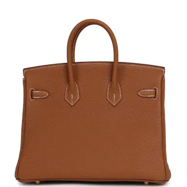 HERMÈS Hermes Birkin 25 Gold Togo Gold Hardware | Thumbnail 4 HERMÈS Hermes Birkin 25 Gold Togo Gold Hardware | Thumbnail 4