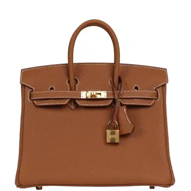 HERMÈS Hermes Birkin 25 Gold Togo Gold Hardware | Thumbnail 1 HERMÈS Hermes Birkin 25 Gold Togo Gold Hardware | Thumbnail 1