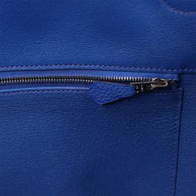 HERMÈS Hermes Birkin 40 Bleu Royal Togo Palladium Hardware | Thumbnail 8