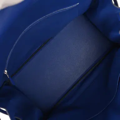 HERMÈS Hermes Birkin 40 Bleu Royal Togo Palladium Hardware | Thumbnail 9