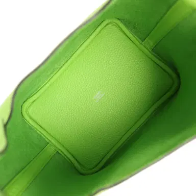 HERMÈS Hermes Picotin Lock 18 Grany Clemence Palladium Hardware | Thumbnail 8 HERMÈS Hermes Picotin Lock 18 Grany Clemence Palladium Hardware | Thumbnail 8