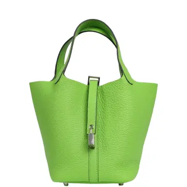 HERMÈS Hermes Picotin Lock 18 Grany Clemence Palladium Hardware | Thumbnail 1 HERMÈS Hermes Picotin Lock 18 Grany Clemence Palladium Hardware | Thumbnail 1