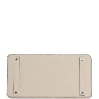 HERMÈS Hermes Special Order (HSS) Birkin 40 Craie, Gris Perle Togo Brushed Palladium Hardware | Thumbnail 6