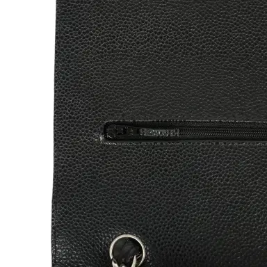 Chanel Pre-owned Chanel Maxi Classic Double Flap Bag Black Caviar Silver Hardware | Thumbnail 8 Chanel Pre-owned Chanel Maxi Classic Double Flap Bag Black Caviar Silver Hardware | Thumbnail 8