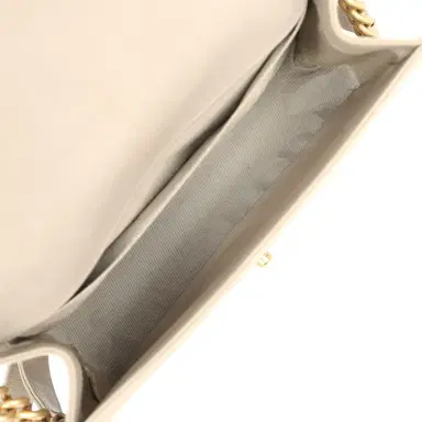 Chanel Pre-owned Chanel Medium Boy Bag Grey Caviar Antique Gold Hardware | Thumbnail 8