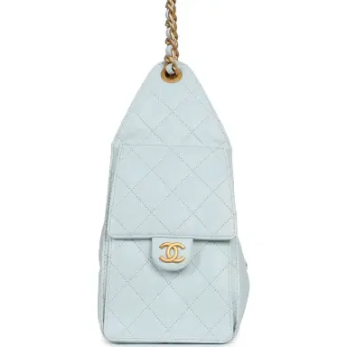 Chanel Pre-owned Chanel Small 25 Hobo Bag Light Blue Caviar Antique Gold Hardware | Thumbnail 3 Chanel Pre-owned Chanel Small 25 Hobo Bag Light Blue Caviar Antique Gold Hardware | Thumbnail 3