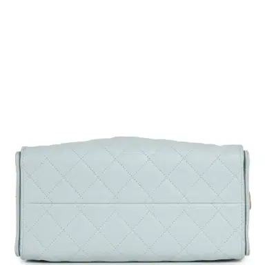 Chanel Pre-owned Chanel Small 25 Hobo Bag Light Blue Caviar Antique Gold Hardware | Thumbnail 7 Chanel Pre-owned Chanel Small 25 Hobo Bag Light Blue Caviar Antique Gold Hardware | Thumbnail 7