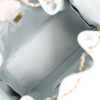 Chanel Pre-owned Chanel Small 25 Hobo Bag Light Blue Caviar Antique Gold Hardware | Thumbnail 9 Chanel Pre-owned Chanel Small 25 Hobo Bag Light Blue Caviar Antique Gold Hardware | Thumbnail 9