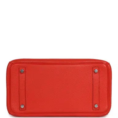 HERMÈS Pre-owned Hermes Birkin 30 Capucine Togo Palladium Hardware | Thumbnail 6 HERMÈS Pre-owned Hermes Birkin 30 Capucine Togo Palladium Hardware | Thumbnail 6