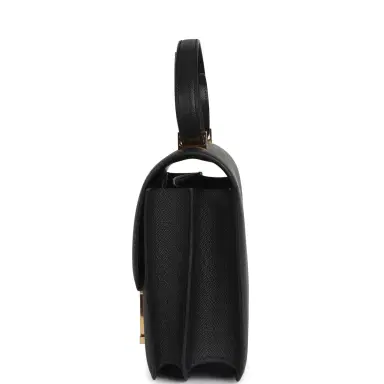 HERMÈS Pre-owned Hermes Constance 24 Black Epsom Gold Hardware | Thumbnail 3