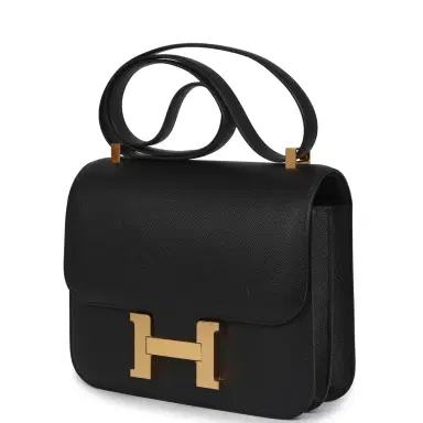 HERMÈS Pre-owned Hermes Constance 24 Black Epsom Gold Hardware | Thumbnail 5