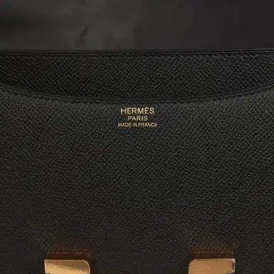 HERMÈS Pre-owned Hermes Constance 24 Black Epsom Gold Hardware | Thumbnail 8