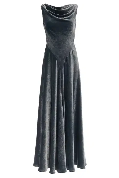 Altuzarra Drina Velvet Maxi Dress | Thumbnail 1 Altuzarra Drina Velvet Maxi Dress | Thumbnail 1