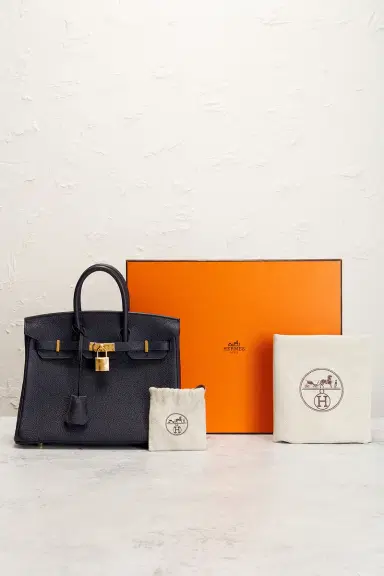 HERMÈS Hermes Togo Birkin 25 Handbag | Thumbnail 8
