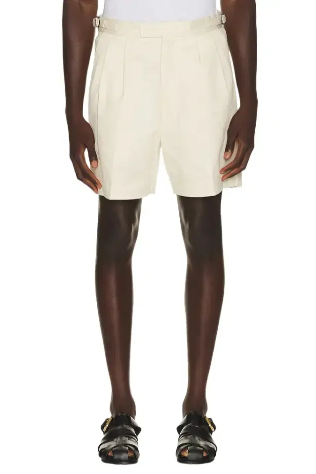 Percival Blake Double Pleated Shorts