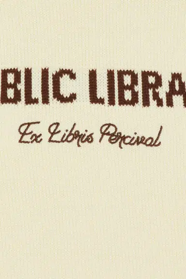 Percival Public Library Knitted Crew Jumper | Thumbnail 5