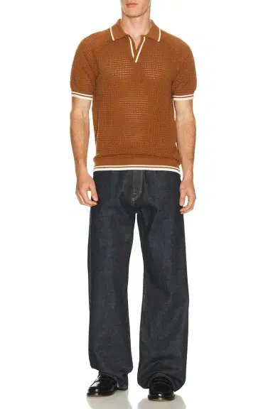 Percival Casa Martini Knitted Tennis Polo | Thumbnail 3