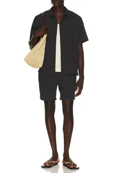Percival Rowan Seersucker Swim Shorts | Thumbnail 3 Percival Rowan Seersucker Swim Shorts | Thumbnail 3