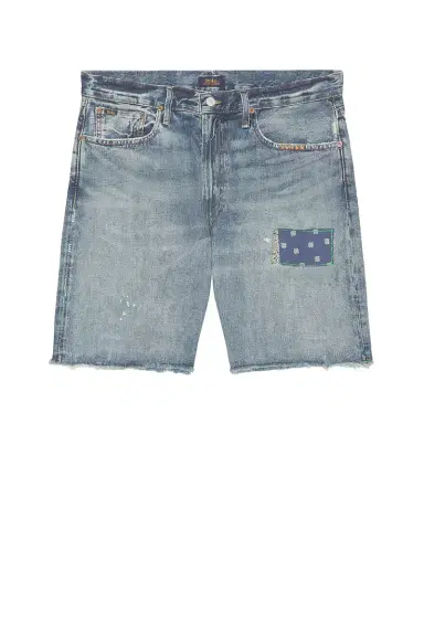 Polo Ralph Lauren Novelty Repair Denim Jean Short | Thumbnail 4 Polo Ralph Lauren Novelty Repair Denim Jean Short | Thumbnail 4