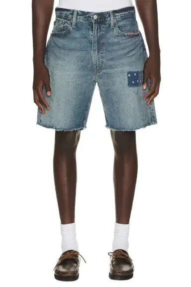 Polo Ralph Lauren Novelty Repair Denim Jean Short | Thumbnail 1 Polo Ralph Lauren Novelty Repair Denim Jean Short | Thumbnail 1