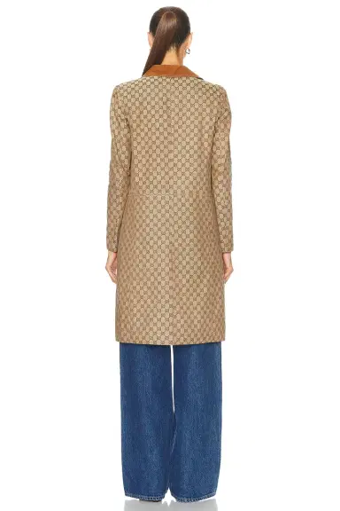 Gucci Gucci GG Long Jacket | Thumbnail 3 Gucci Gucci GG Long Jacket | Thumbnail 3