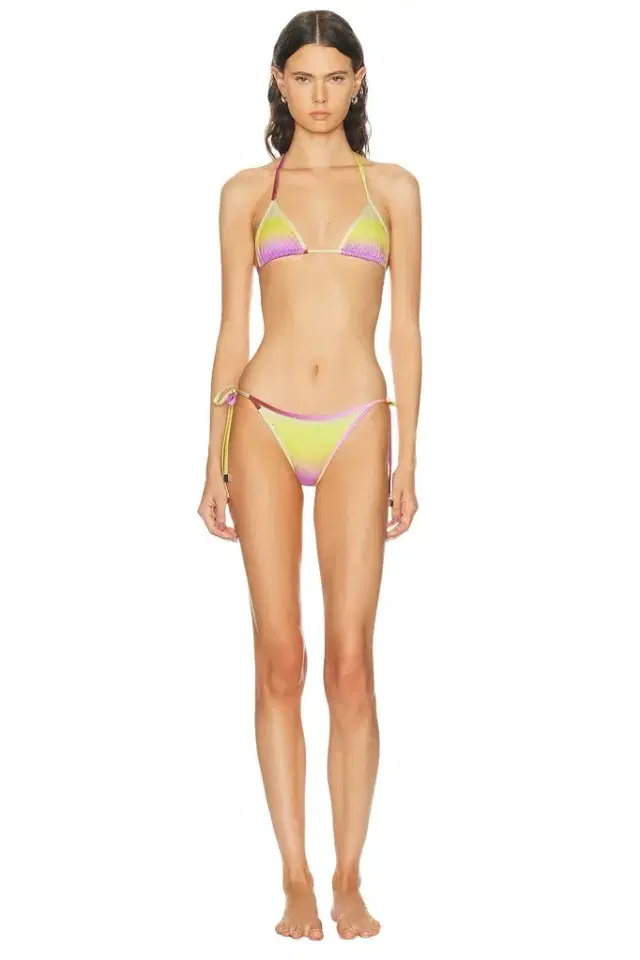 The Attico Triangle Bikini Set