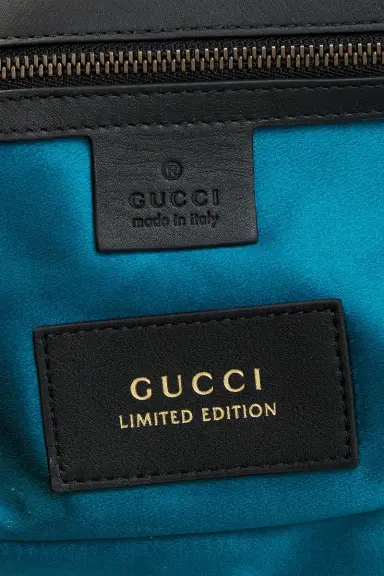 Gucci Gucci Embellished Velvet GG Marmont Shoulder Bag | Thumbnail 5