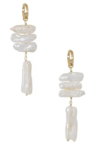 Roxanne Assoulin The Pearl Branch Drop Earrings | Thumbnail 1 Roxanne Assoulin The Pearl Branch Drop Earrings | Thumbnail 1